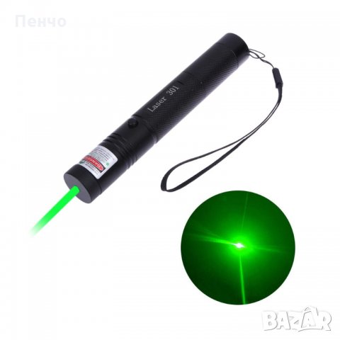 50Miles Професионален зелен лазер Лазерна показалка Lazer Pen + 18650 Батерия Видима светлина висока, снимка 8 - Оборудване и аксесоари за оръжия - 24364972