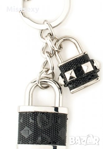 ПРОМО 🍊 GUESS 🍊 Ключодържател с висулка BLACK PADLOCK HALLEY нов с етикети, снимка 6 - Други - 21568265
