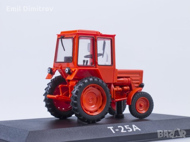 Моделче на трактор Т-25А, Владимирец, "Hachette", 1:43, снимка 6 - Колекции - 25202107