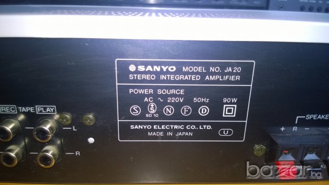 sanyo ja20l-stereo amplifier-нов внос швеицария, снимка 8 - Ресийвъри, усилватели, смесителни пултове - 7209658