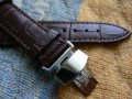  Кожена кафява каишка 20мм, снимка 7