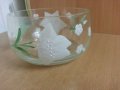 Кристална купичка  рисувана , снимка 5