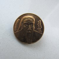 Значка - Чингиз хан, Монголия, снимка 2 - Други ценни предмети - 24388545