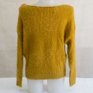 Дамски пуловер в цвят горчица марка Fiondotinta, снимка 3 - Блузи с дълъг ръкав и пуловери - 17510409