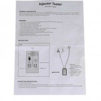 нов тестер за инжектори/дюзи -Генератор за почистване на инжектори, снимка 4 - Други инструменти - 24424392