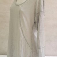 Дамска блуза в сиво марка Linga Dore, снимка 2 - Блузи с дълъг ръкав и пуловери - 22516524