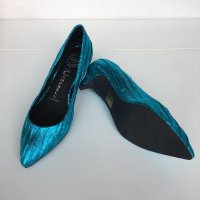 Нови тюркоазени обувки Jeffrey Campbell номер 37, снимка 5 - Дамски обувки на ток - 25316862