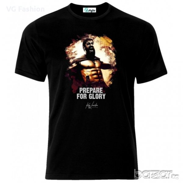 Мъжка Тениска 300 King Leonidas Sparta Gerard Butler, снимка 1