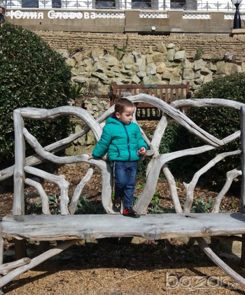 Детски дънки с тиранти - 2-3 години, снимка 1