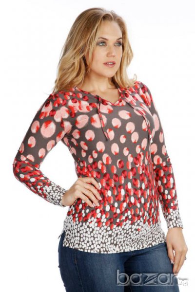 Нова свежа блуза с връзки, снимка 1