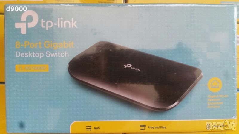 Гигабитов Суич 8 портов / Gigabit switch 8 port ,TP-LINK TL-SG1008D, снимка 1