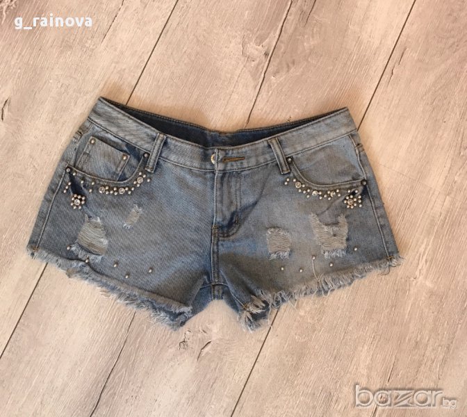 Къси панталонки дънки Zara Guess, снимка 1