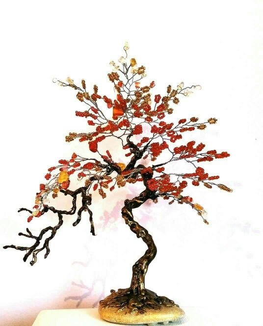 Декоративни дръвчета от естествени камъни и мъниста в Изкуствени цветя в  гр. Бургас - ID23811296 — Bazar.bg