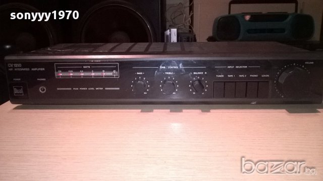 dual cv1210 amplifier-made in france-внос швеицария, снимка 3 - Ресийвъри, усилватели, смесителни пултове - 14211104