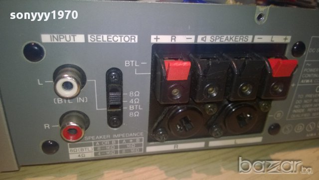 SOLD/ПОРЪЧАН-aiwa sa-p30e-dc stereo power amplifier-240watts-made in japan-внос швеицария, снимка 14 - Ресийвъри, усилватели, смесителни пултове - 10155931
