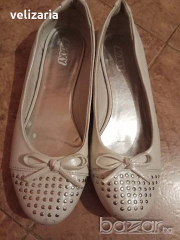 Бели балеринки N35, снимка 2 - Детски обувки - 19515489