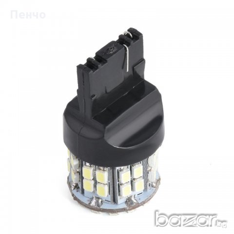 Габарити цокъл T20 5W 50SMD за кола Бяла LED лампа за паркиране, снимка 5 - Аксесоари и консумативи - 19907435