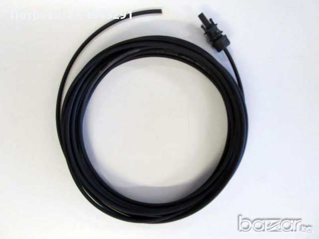 Соларен кабел 4мм2 с конектор MC4 за соларен контролер, снимка 3 - Каравани и кемпери - 17637770