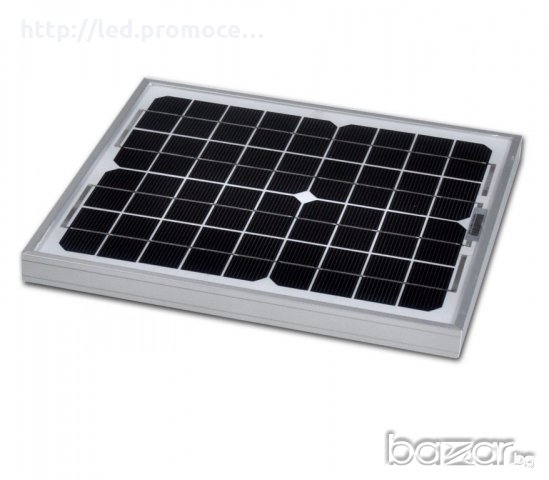 СОЛАРЕН ПАНЕЛ, СЛЪНЧЕВ, ФОТОВОЛТАИЧЕН 10W/ 12V МОНОКРИСТАЛЕН, снимка 1
