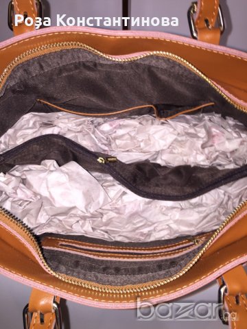 Дамска чанта от кожа, снимка 4 - Чанти - 19911437