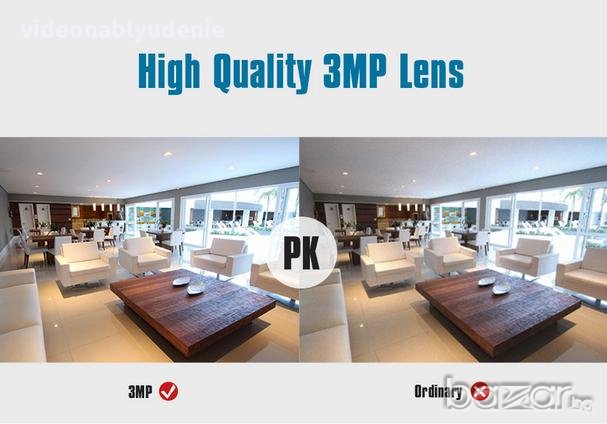 Метална Super ULTRA FULL HD 1/2/3/4/5 MPx Onvif IR-Cut P2P 4 Array Ударо/Водоустойчива IP Камера, снимка 5 - Камери - 9538616