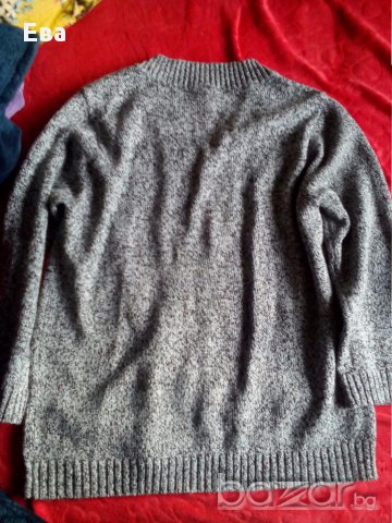 Сив пуловер-без забележки!, снимка 2 - Блузи с дълъг ръкав и пуловери - 13400062