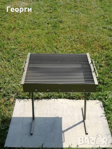 РЪЧНО ИЗРАБОТЕНО БАРБЕКЮ ЗА ДЪРВЕНИ ВЪГЛИЩА, снимка 2 - Барбекюта - 6970899