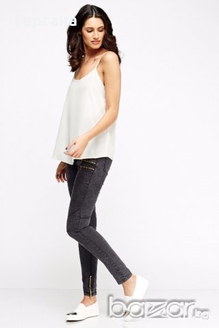 Нови черни скини дънки ALCOTT, снимка 3 - Дънки - 19830606