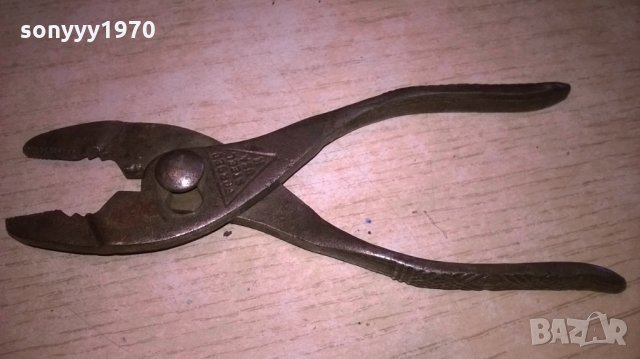 USA forged steel usa-клещи внос швеицария-16см, снимка 3 - Клещи - 24636731