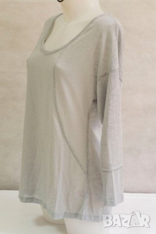 Дамска блуза в сиво марка Linga Dore, снимка 2 - Блузи с дълъг ръкав и пуловери - 22516524