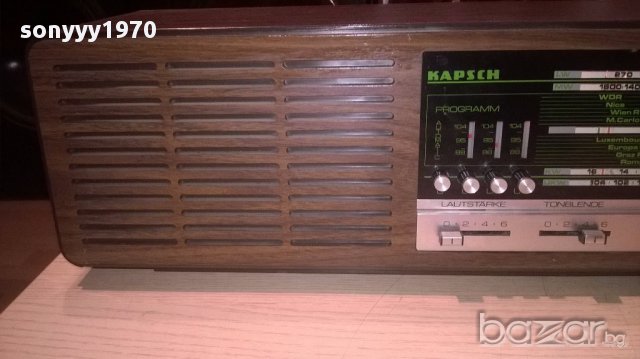 Kapsch troubadour automatic 6020 retro receiver-внос швеицария, снимка 9 - Ресийвъри, усилватели, смесителни пултове - 15241040