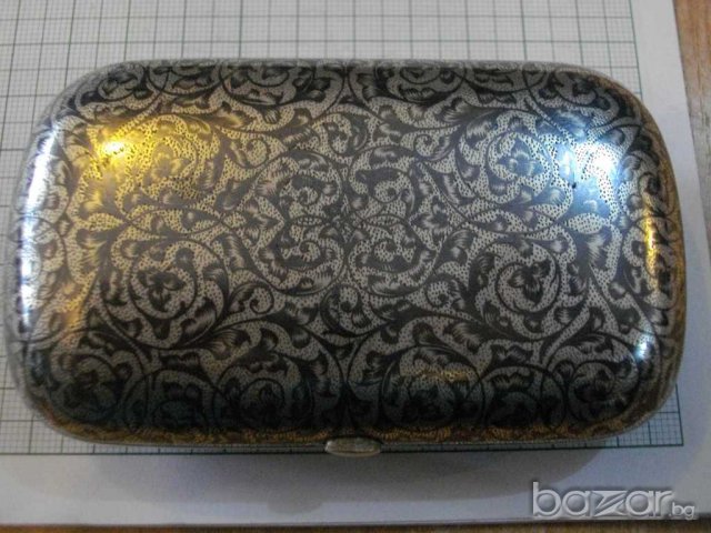 Табакера сребърна - 108,9 гр., снимка 2 - Антикварни и старинни предмети - 7619412