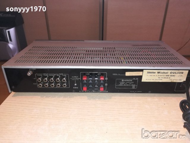 hitachi ha-1 amplifier-made in japan-внос франция, снимка 13 - Ресийвъри, усилватели, смесителни пултове - 20834647