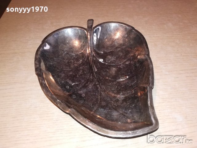 ретро колекция с форма на листо-25х19х3см-внос швеицария, снимка 4 - Колекции - 20801016