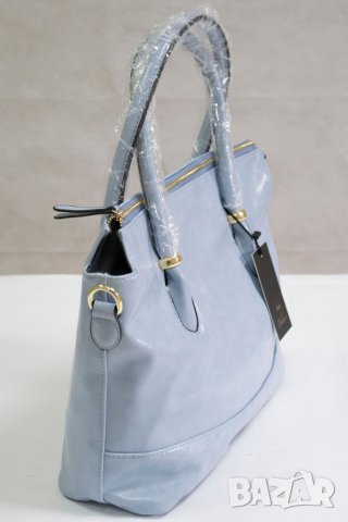 Дамска чанта в синьо марка Ines Delaure , снимка 3 - Чанти - 22360750