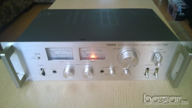 fisher ca-7000-stereo amplifier-made in japan-с чистачки нов внос швеицария, снимка 4 - Ресийвъри, усилватели, смесителни пултове - 7828973