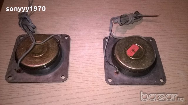 говорители-високочестотни-2броя 9.5х9.5см-внос швеицария, снимка 8 - Ресийвъри, усилватели, смесителни пултове - 18736905