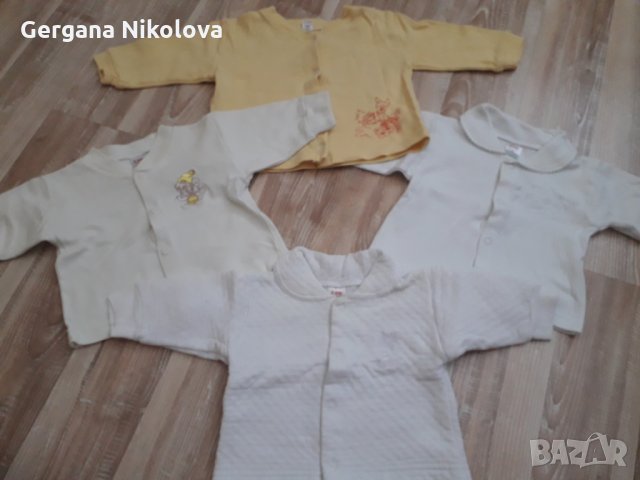 Бебешки памучни жилетки от 0 до 3м., снимка 1 - Жилетки и елечета за бебе - 18954122