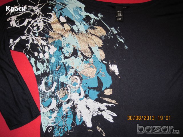 Блузка с 3/4 ръкав Н&М - С р-р, снимка 2 - Блузи с дълъг ръкав и пуловери - 17465416