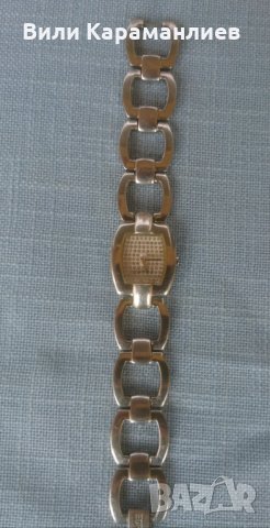 Esprit - Ефектен часовник с камъни сваровски, стомана, снимка 2 - Дамски - 25548378