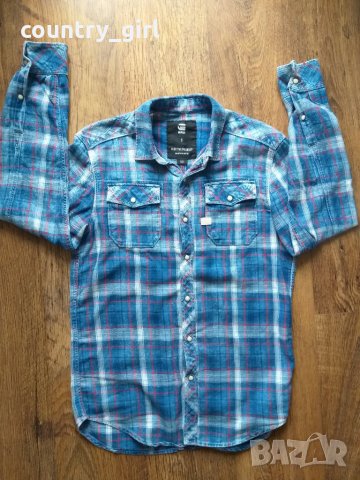 g-star landoh shirt - страхотна мъжка риза, снимка 6 - Ризи - 24388340