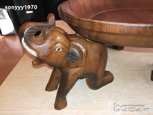 ретро колекция-композиция три слона-внос швеицария 33х14см, снимка 11 - Колекции - 20932427