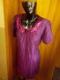 Светло лилава рокля с пайети М/Л, снимка 3