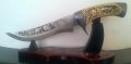 Колекцонерски ловен нож -180 / 310 - 5 модела ( Елен, Мечка, Вълк, Орел, Дракон), снимка 4