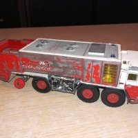 made in germany-маркова пожарна метална кола-20х6х5см, снимка 6 - Колекции - 20900877
