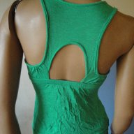 Модерен зелен дамски потник / топ, дамска блуза / тениска без ръкави, ръкав, дамско бюстие, снимка 2 - Потници - 8501383