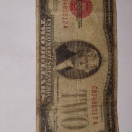 $ 2 Dollars 1928-D RED SEAL OLD US CURRENCY, снимка 5 - Нумизматика и бонистика - 16948273