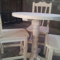 Кръгла маса и столове, снимка 7 - Маси - 17005023