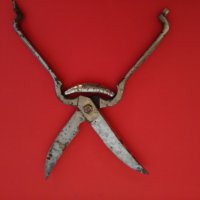 Стара Немска Ножица 'Stahl Garantie'-250mm, снимка 2 - Антикварни и старинни предмети - 20306851