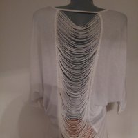 Дамска блуза с гол гръб ТОП МОДЕЛ, снимка 2 - Тениски - 24574439